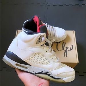 Air Jordan Retro 5 White Cement (Price Negotiable)